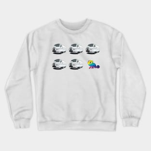 Geo3Doodles ,,,,,Chameleon Doodle Crewneck Sweatshirt